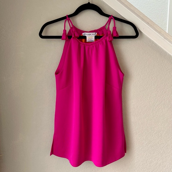 Vibrant Pink Women's Tank Top - Picture 1 of 3